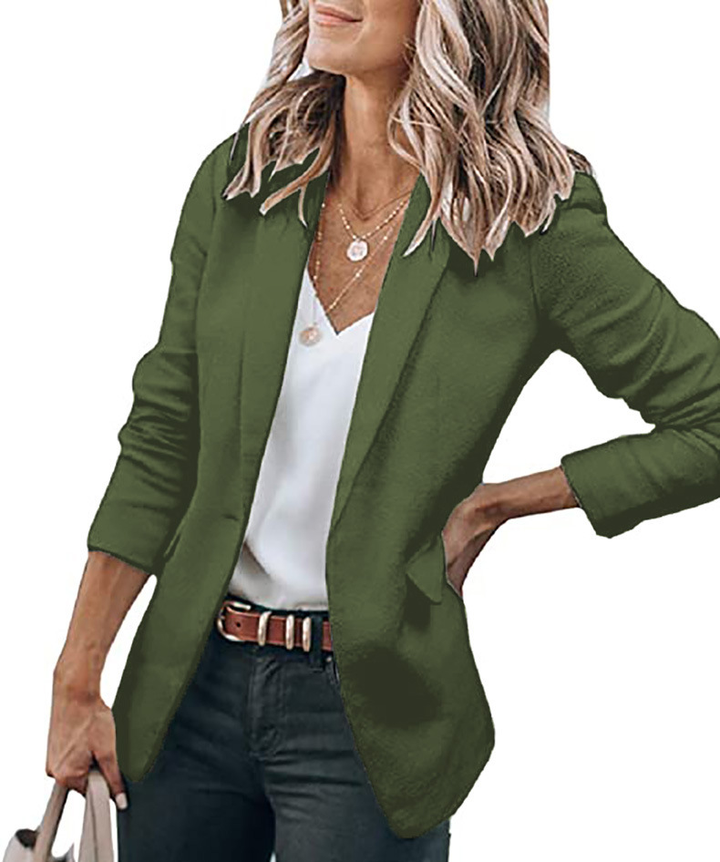 Women's Fitted Tailored Blazer - Image 13