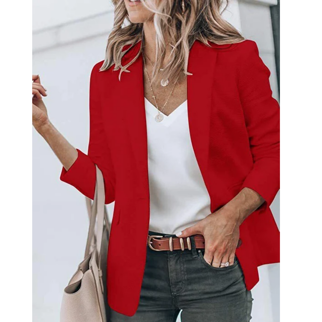 Women's Fitted Tailored Blazer - Image 10