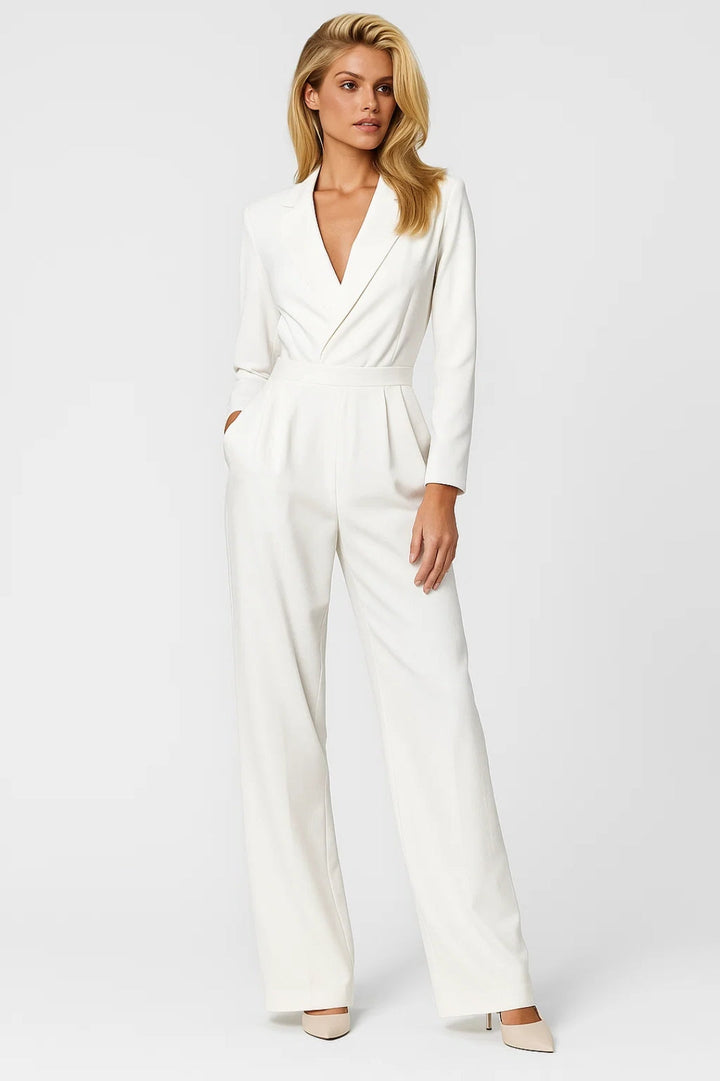Avenique - Eleganter Damen Jumpsuit Mit Weitem Bein