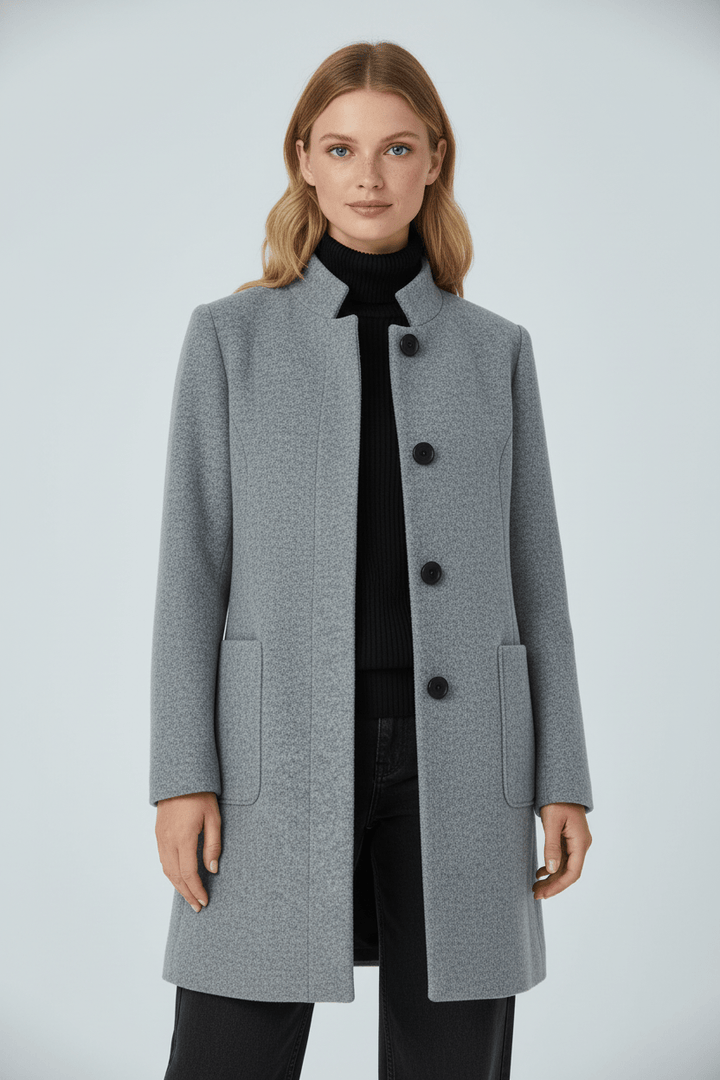 Charlotte Davies | Maßgeschneiderter Mantel aus Wollmischgewebe für Damen - Image 2
