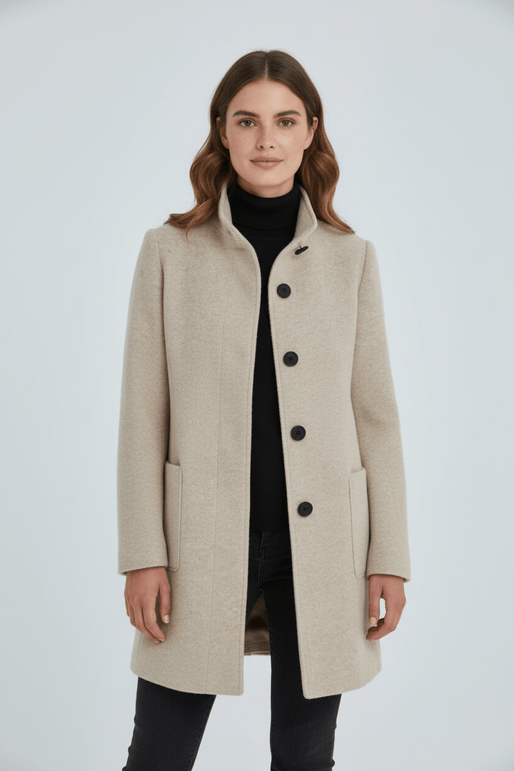 Charlotte Davies | Maßgeschneiderter Mantel aus Wollmischgewebe für Damen - Image 6