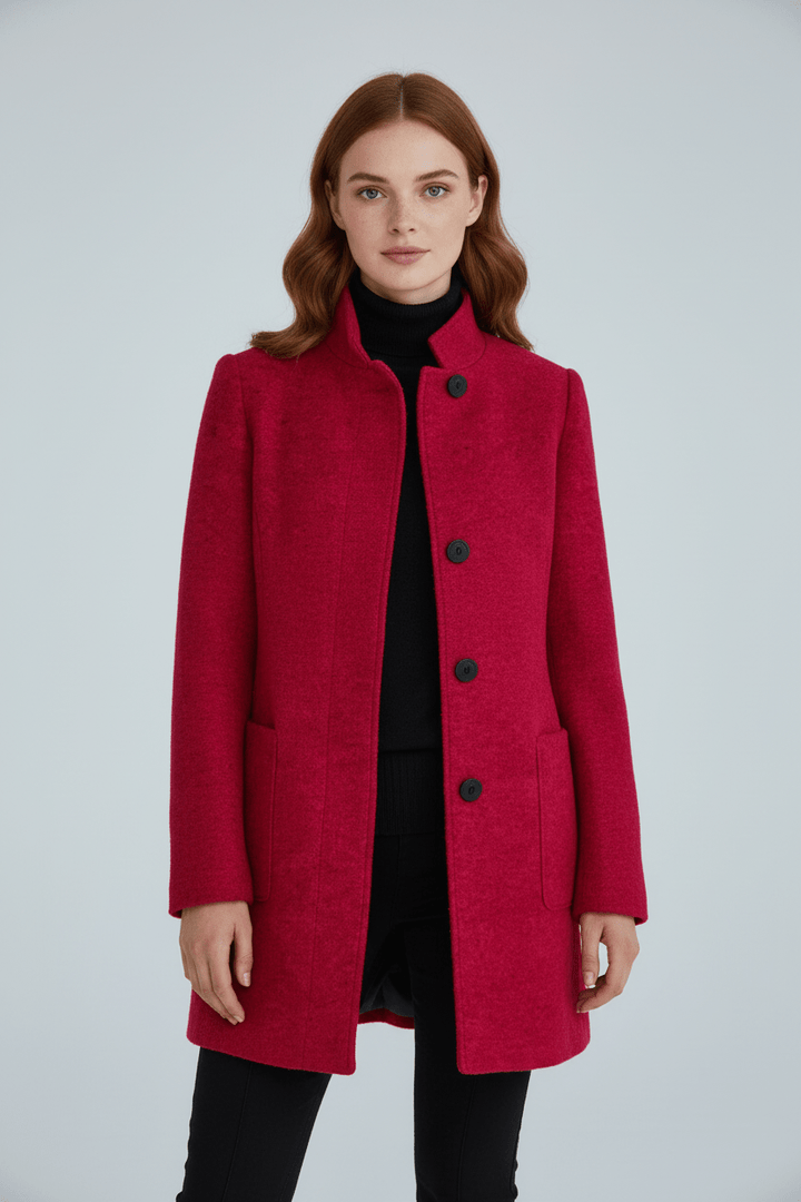Charlotte Davies | Maßgeschneiderter Mantel aus Wollmischgewebe für Damen - Image 8
