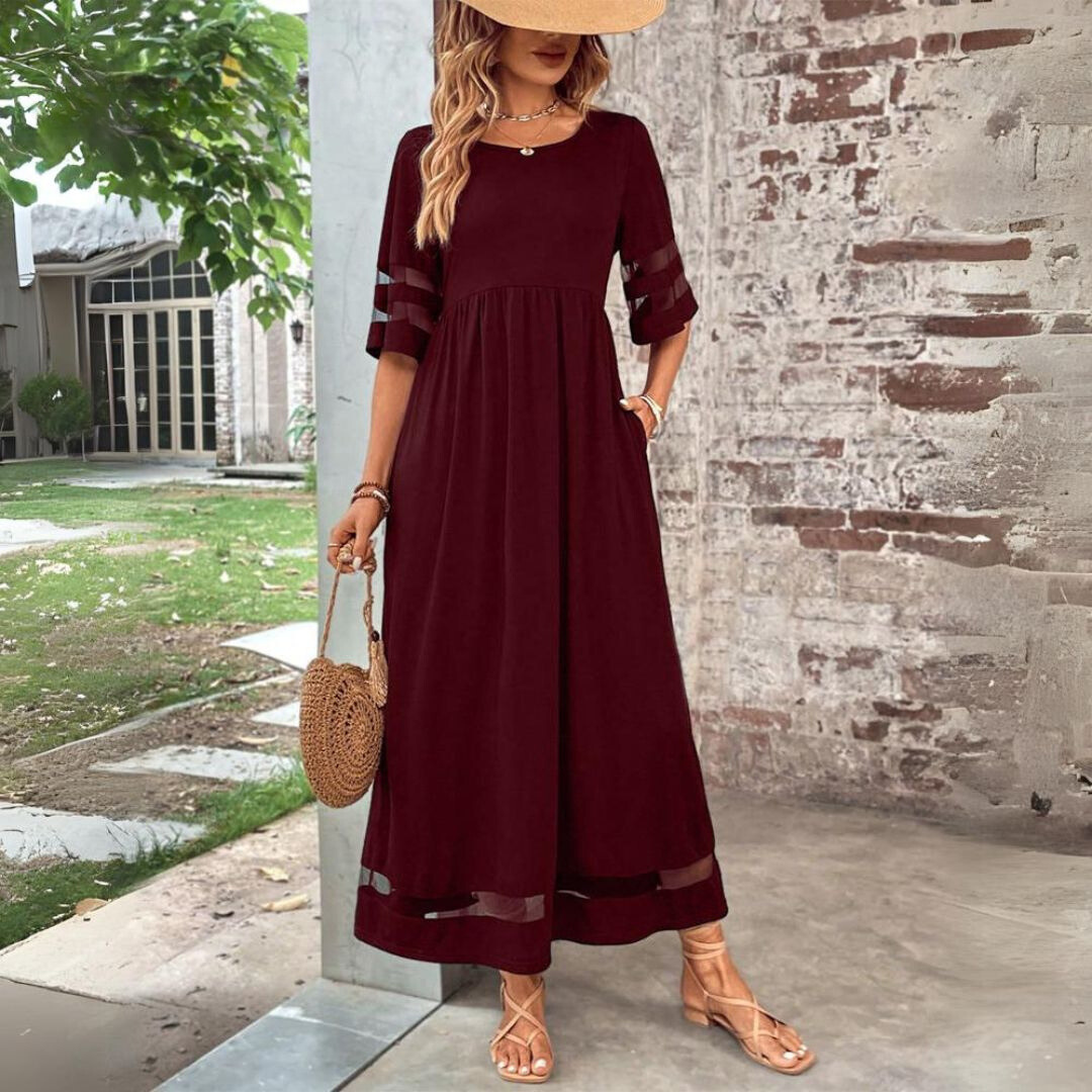 Women Tummy Flattering Maxi Dress Special Occasion Elegant - Image 10