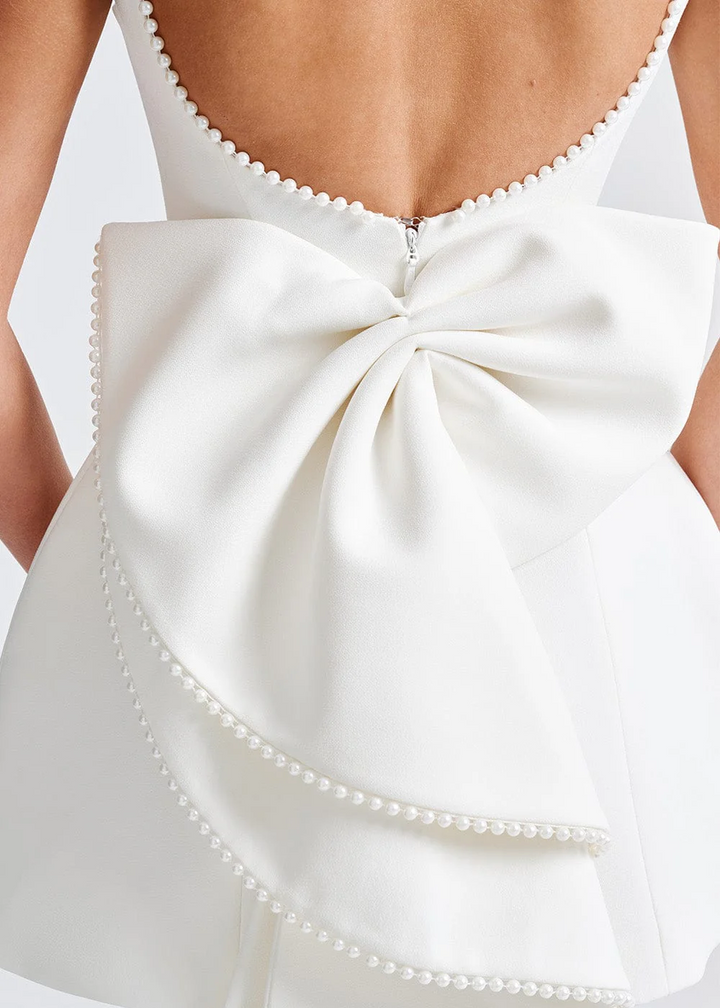 Arista - Perlenbesetztes Mini Kleid Elegant