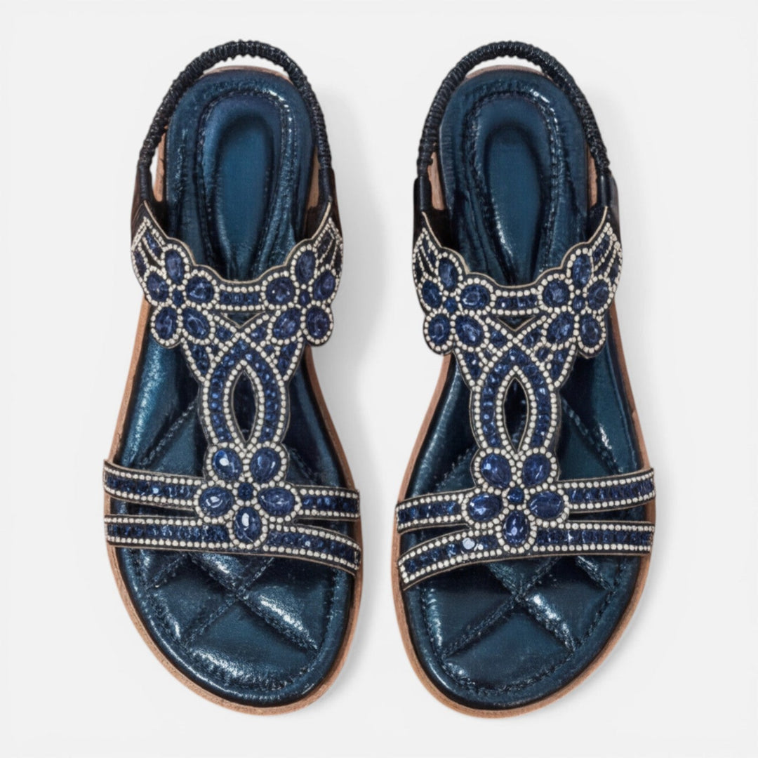Feloria - Damen Keilsandalen Orthopädisch Komfort