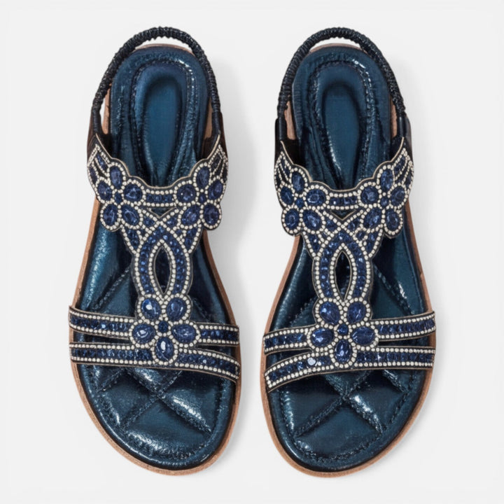 Feloria - Damen Keilsandalen Orthopädisch Komfort