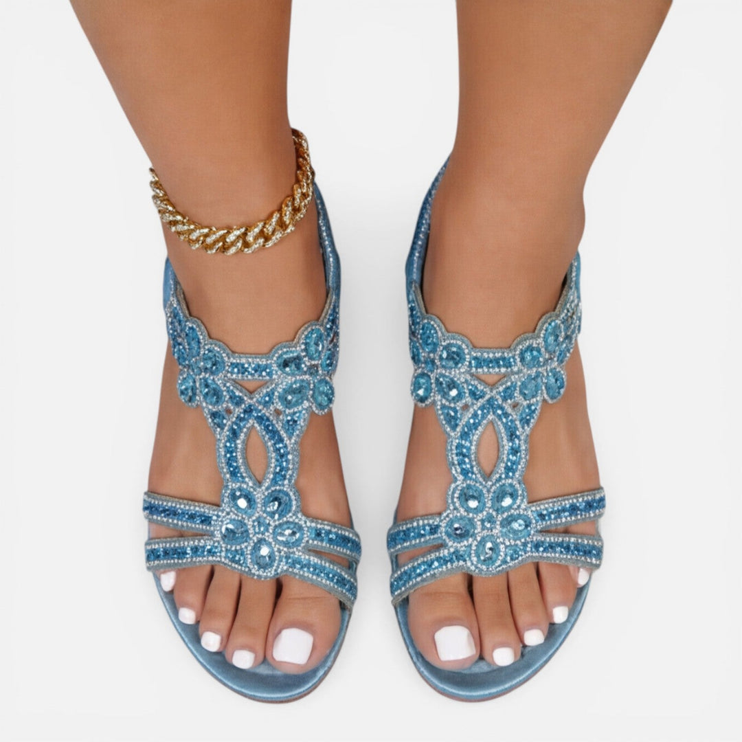 Feloria - Damen Keilsandalen Orthopädisch Komfort