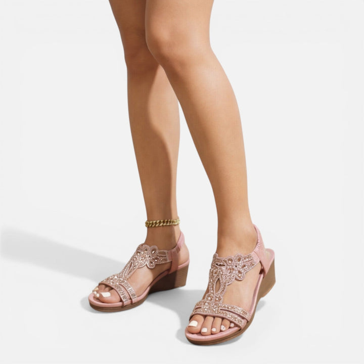 Feloria - Damen Keilsandalen Orthopädisch Komfort