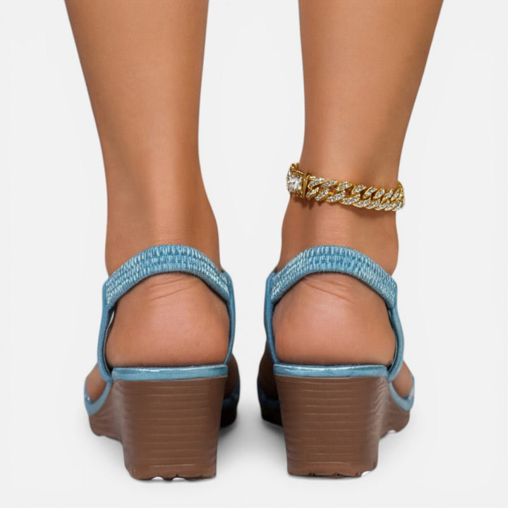 Feloria - Damen Keilsandalen Orthopädisch Komfort