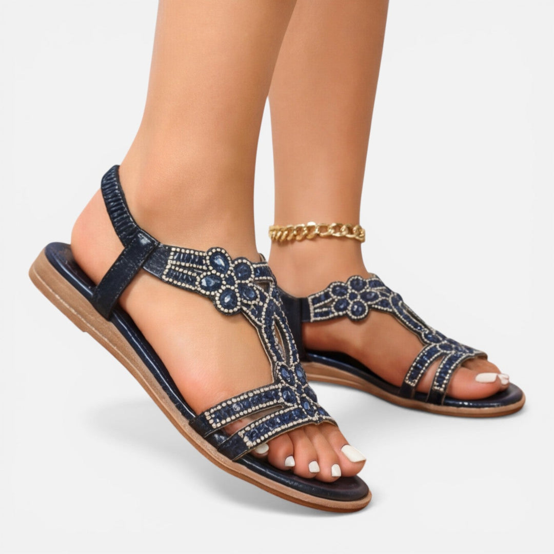 Feloria - Damen Keilsandalen Orthopädisch Komfort