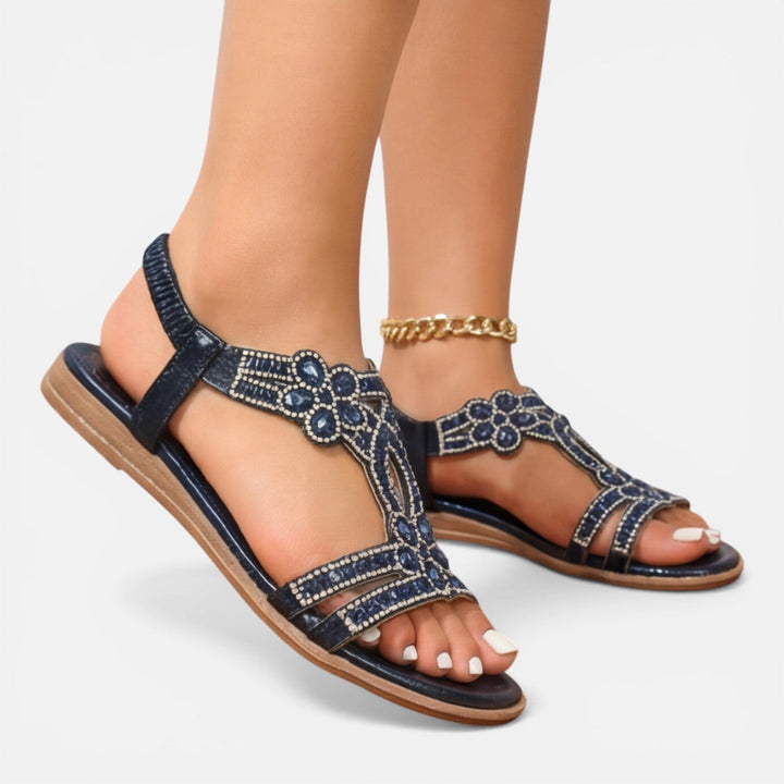 Feloria - Damen Keilsandalen Orthopädisch Komfort