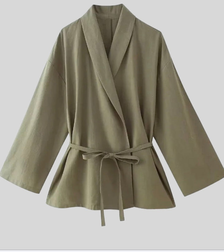 Meralyn – Zweiteiliges Leinen Set