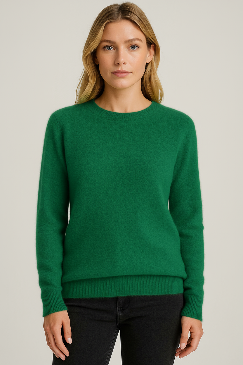 Freya Harper | Klassischer Kaschmirpullover mit Rundhalsausschnitt für Damen - Image 2
