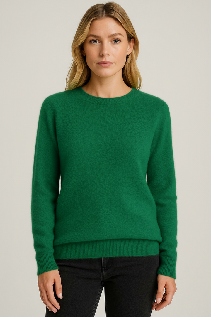 Freya Harper | Klassischer Kaschmirpullover mit Rundhalsausschnitt für Damen - Image 2