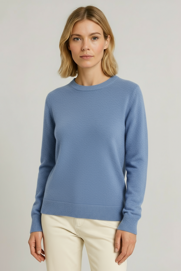 Freya Harper | Klassischer Kaschmirpullover mit Rundhalsausschnitt für Damen - Image 5