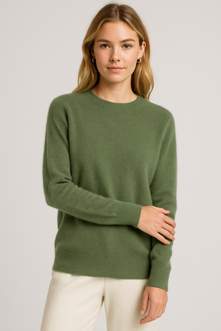 Freya Harper | Klassischer Kaschmirpullover mit Rundhalsausschnitt für Damen - Image 9