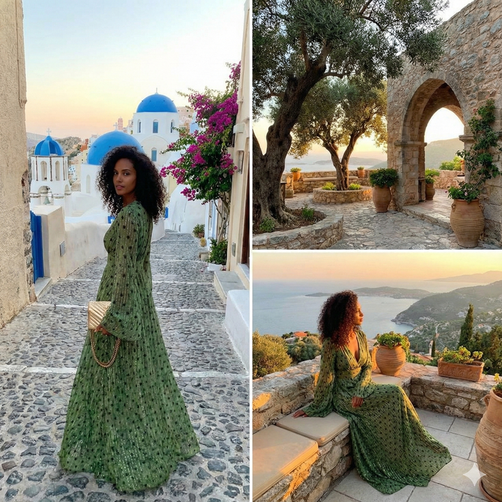Vicelora - Langes Sommer Maxikleid Für Damen
