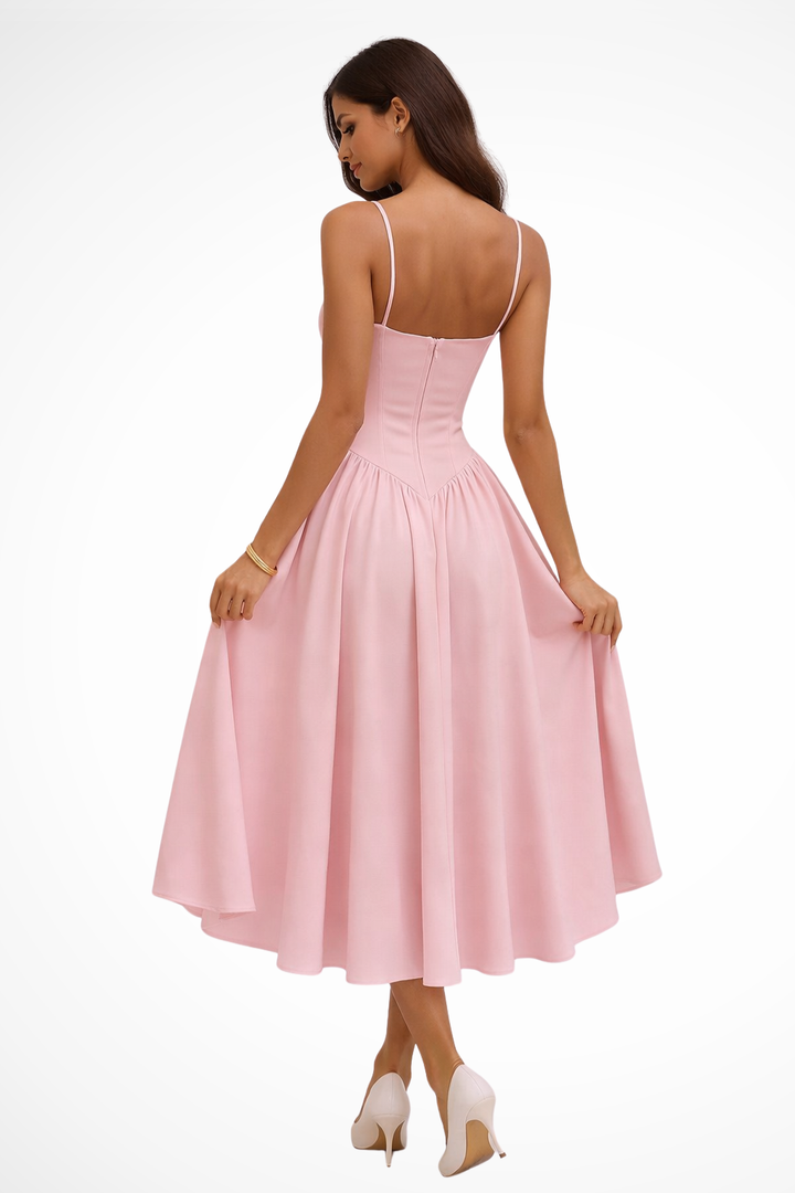 Seravine - Elegantes Midi Kleid Damen