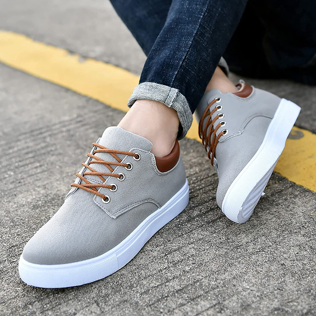 Liam - Men's Sneakers with White Sole