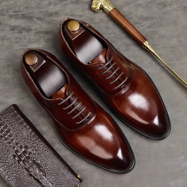 Aurevix - Leder Oxford Herrenschuhe