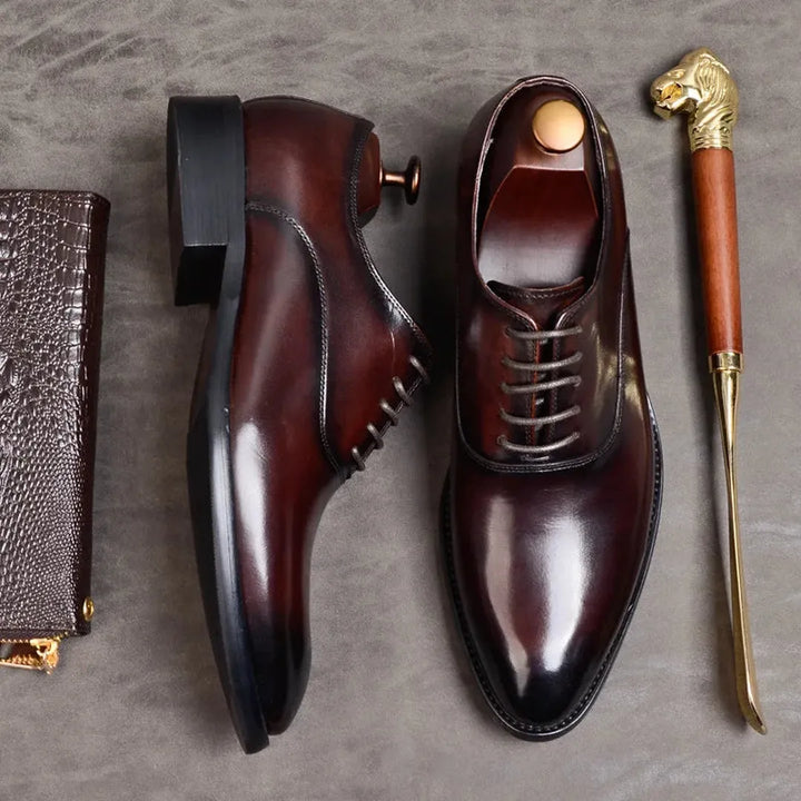 Aurevix - Leder Oxford Herrenschuhe