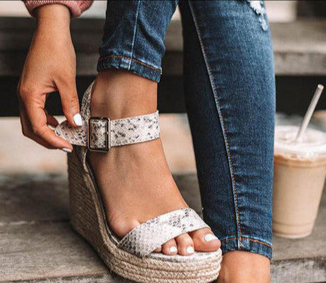 Damen Orthopädische Keilsandaletten Bequeme Keilabsatzschuhe - Image 3