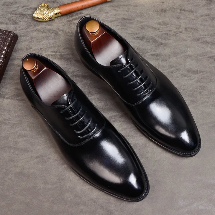 Ortheno - Leder Oxford Schuhe Komfort Elegant
