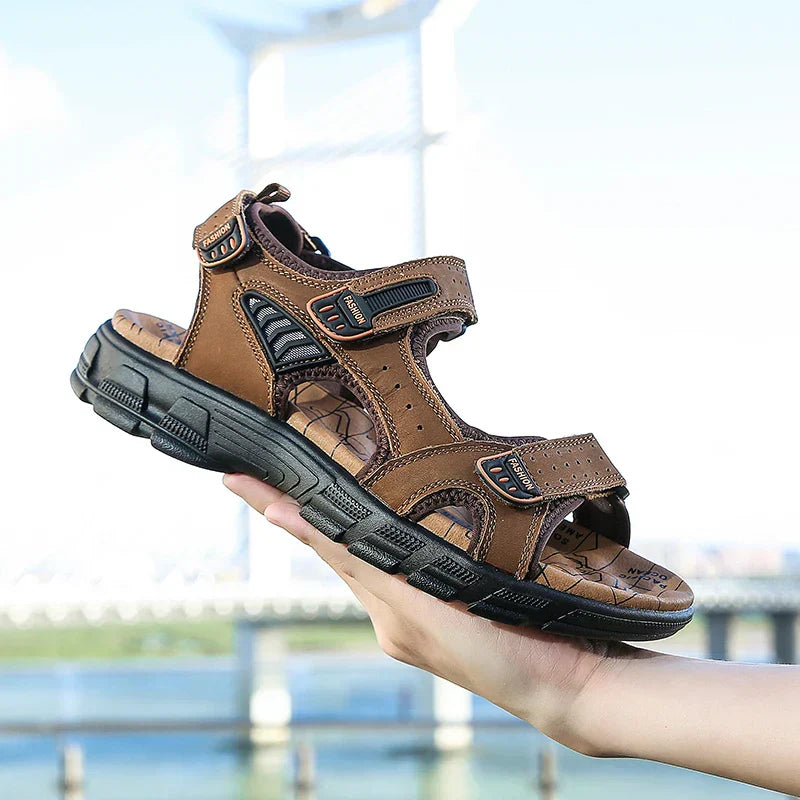 Clarnox - Orthopädische Herren Sandalen Komfort Passform