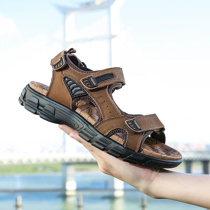 Clarnox - Orthopädische Herren Sandalen Komfort Passform