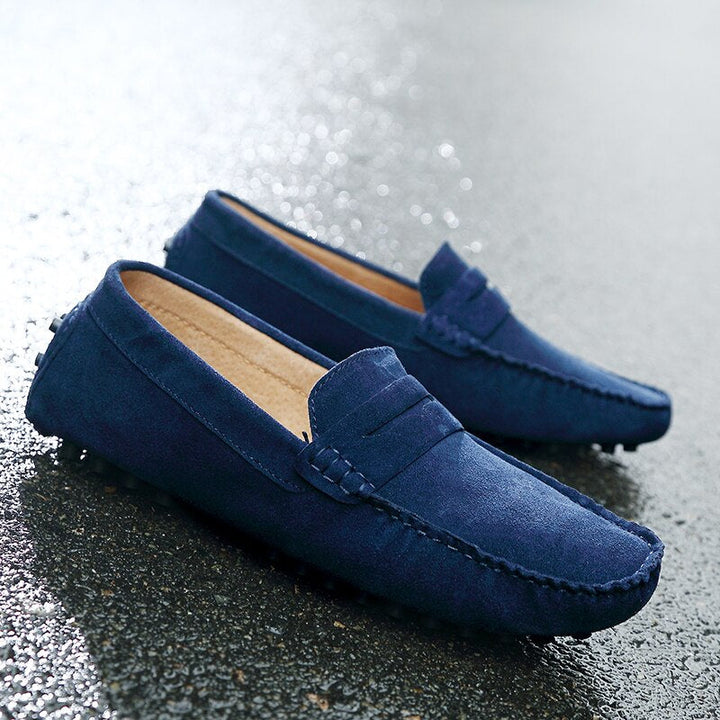 Ethan - Men's Suede Loafers