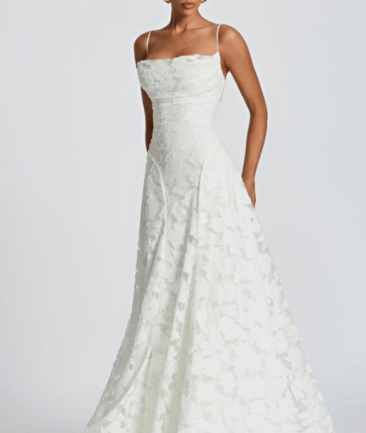 Heliora – Ärmelloses Blumen Maxi Kleid