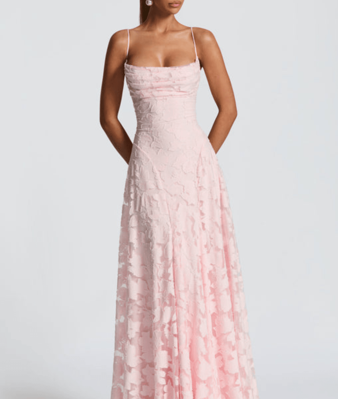 Heliora – Ärmelloses Blumen Maxi Kleid
