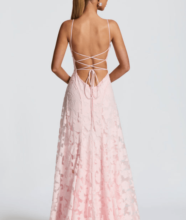 Heliora – Ärmelloses Blumen Maxi Kleid