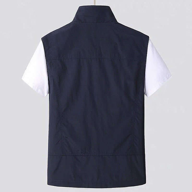 Men's Multi-Pocket Fishing Vest Lightweight Outdoor - Image 2