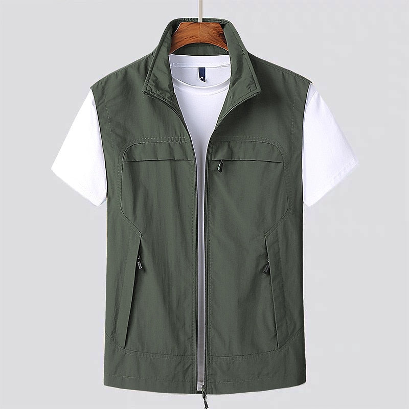 Men's Multi-Pocket Fishing Vest Lightweight Outdoor - Image 5