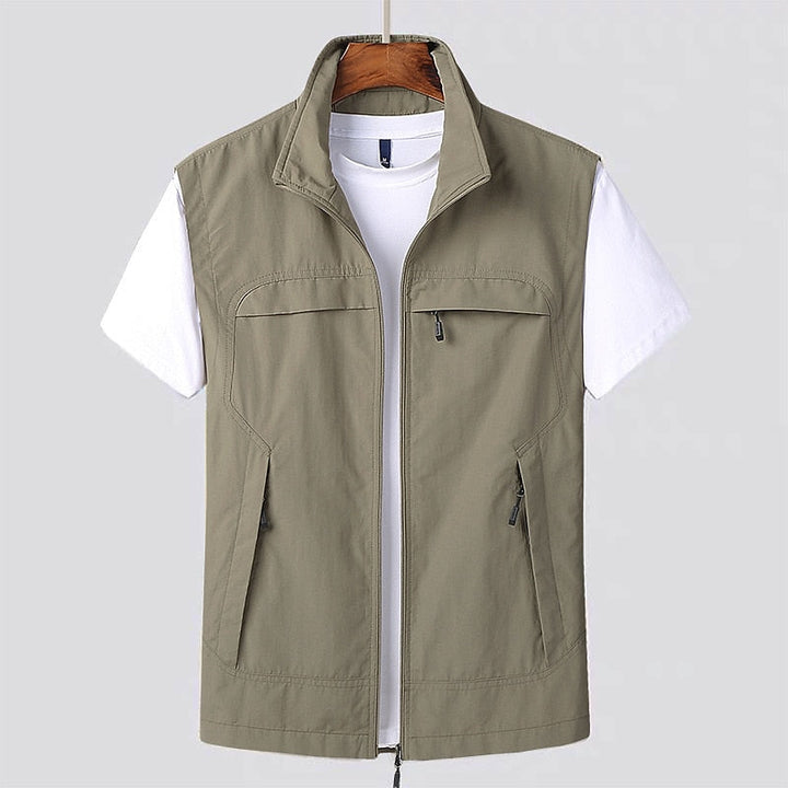 Men's Multi-Pocket Fishing Vest Lightweight Outdoor - Image 6