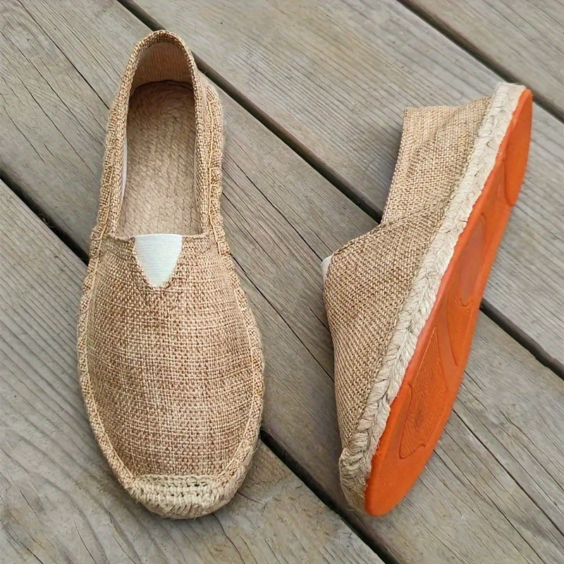 Men's Espadrille Loafers Lightweight Canvas Slip-On Summer Shoes - Image 4
