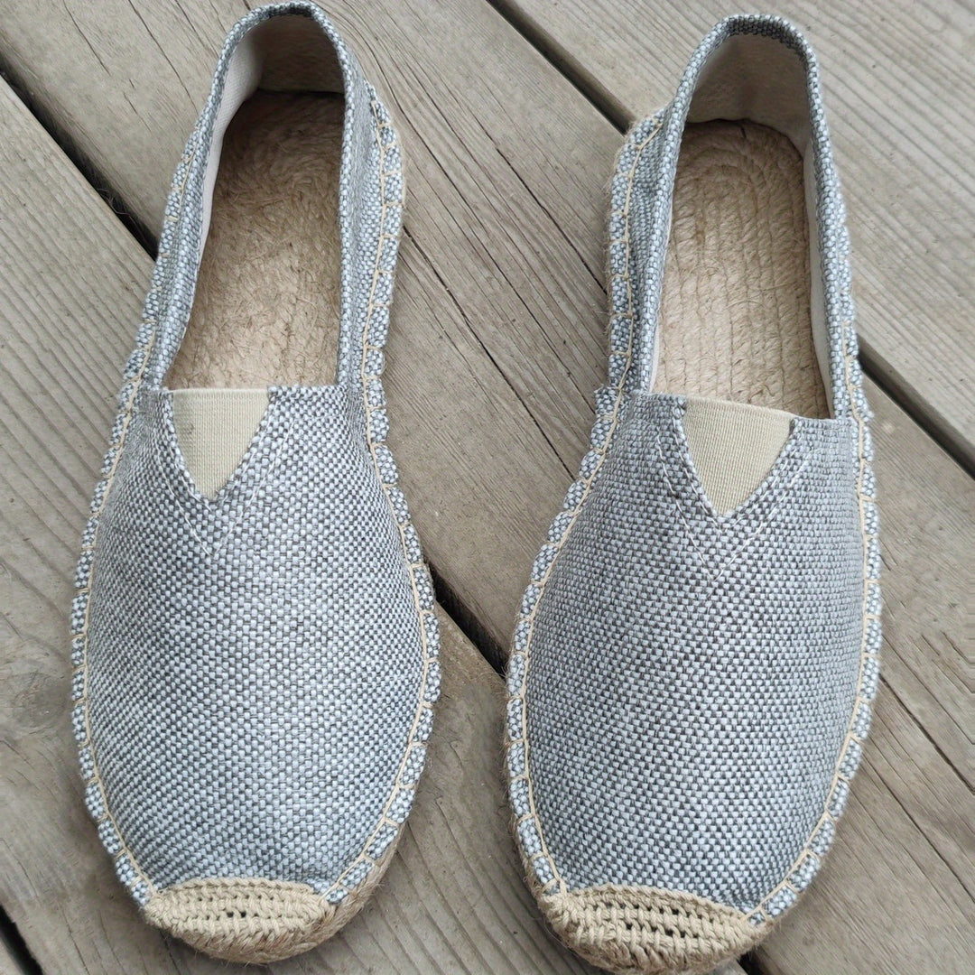 Men's Espadrille Loafers Lightweight Canvas Slip-On Summer Shoes - Image 5