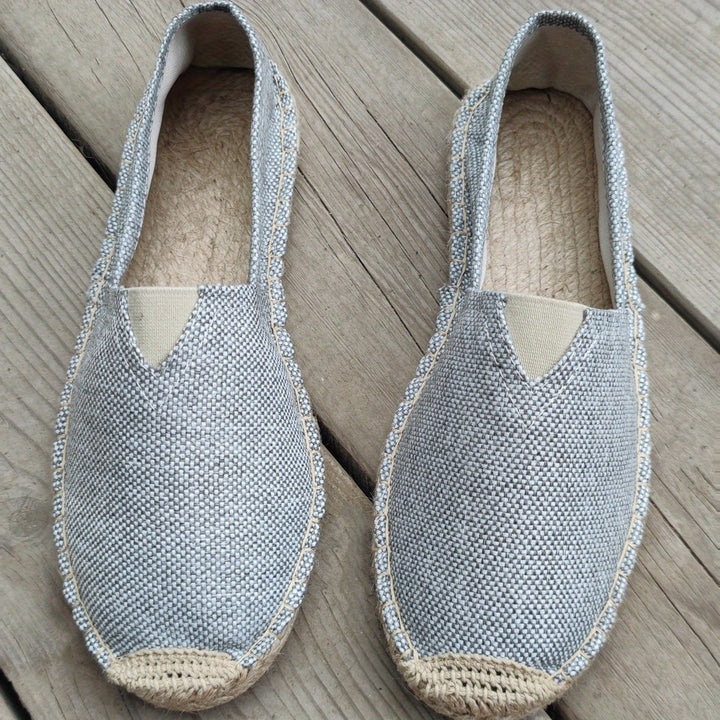 Men's Espadrille Loafers Lightweight Canvas Slip-On Summer Shoes - Image 5