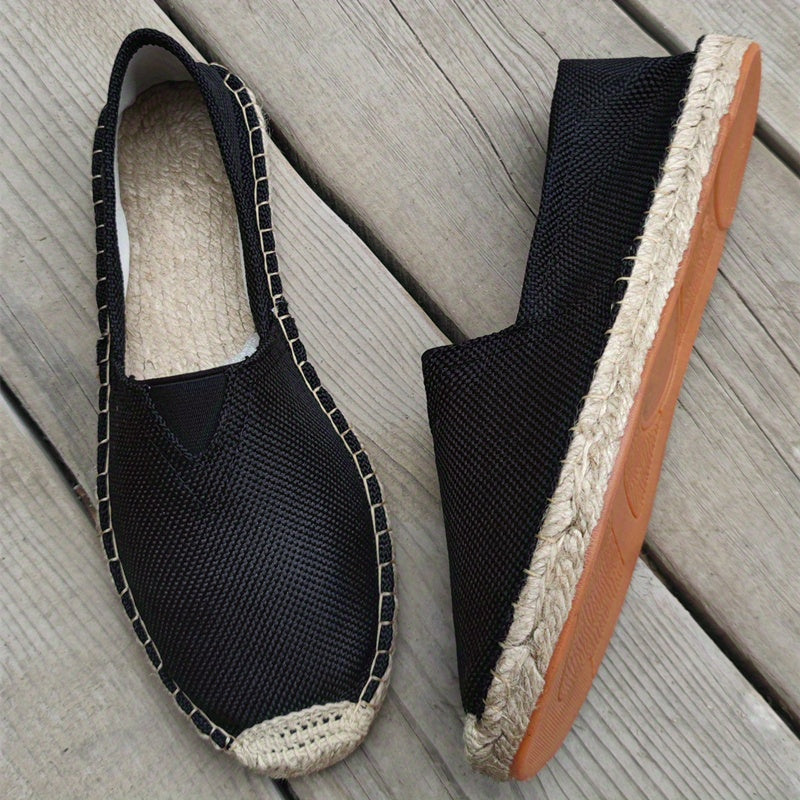 Men's Espadrille Loafers Lightweight Canvas Slip-On Summer Shoes - Image 7