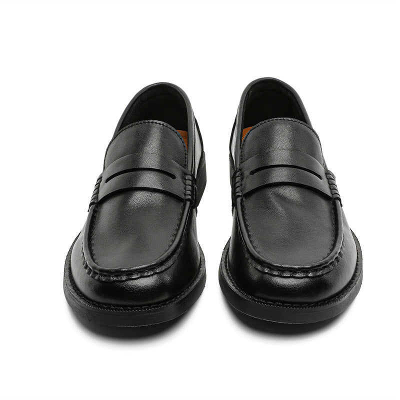 Men's Genuine Leather Classic Penny Loafers - Image 2
