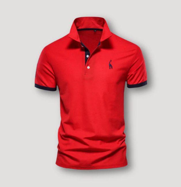 Men's Short Sleeve Cotton Pique Polo Shirt - Image 3