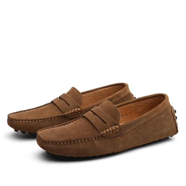 Men's Suede Slip-On Loafers