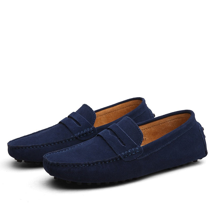 Men's Suede Slip-On Loafers - Image 13
