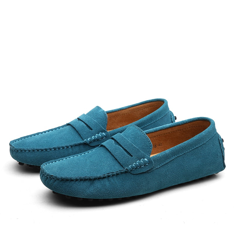 Men's Suede Slip-On Loafers - Image 7