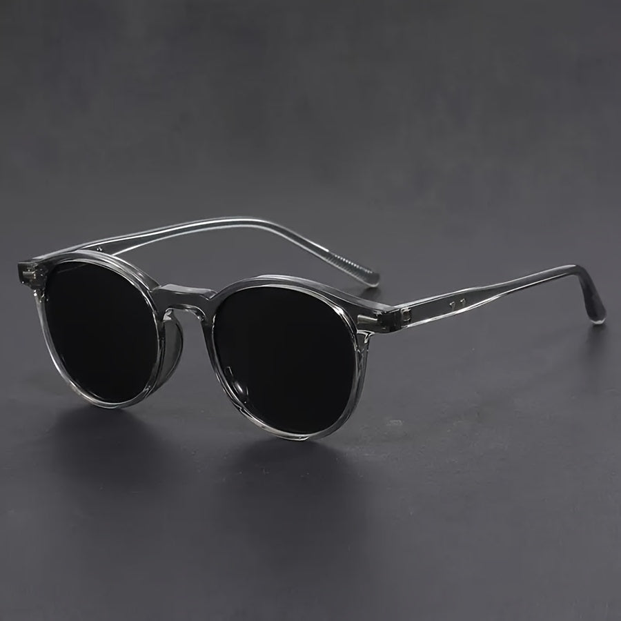 Men's Tortoiseshell Retro Round Sunglasses