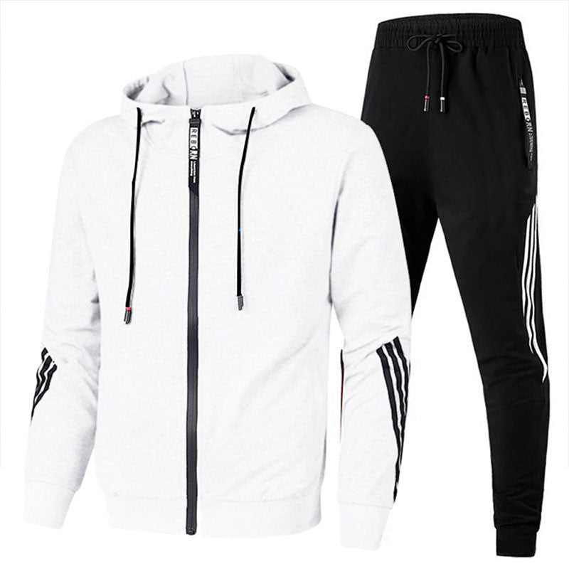 Herren Trainingsanzug mit Kapuze | Bequeme Passform & warmer Full-Zip Hoodie - Image 3