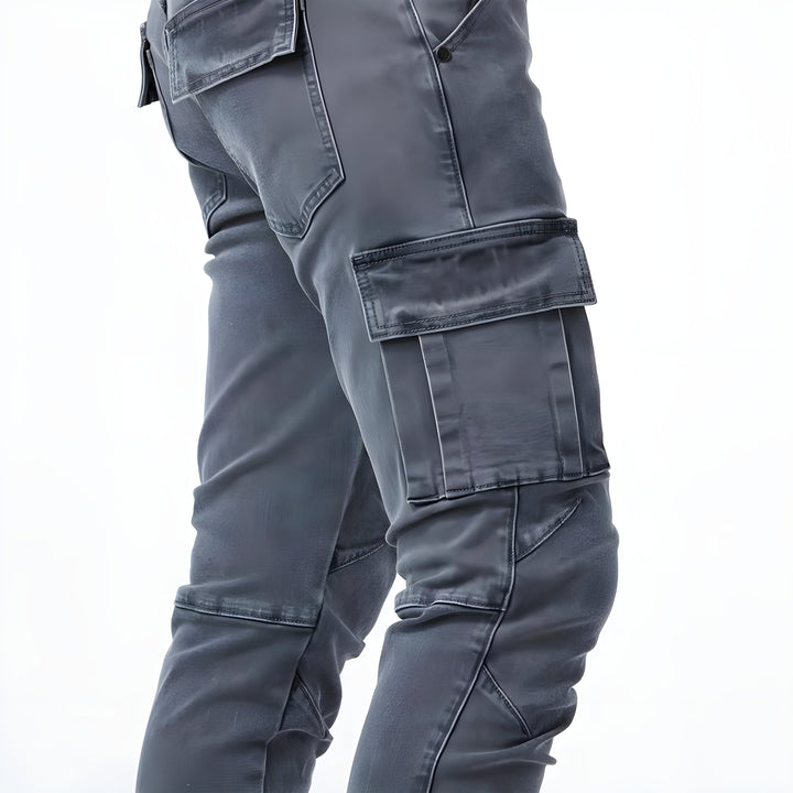 Herren Stretch Denim Cargohosen - Image 3