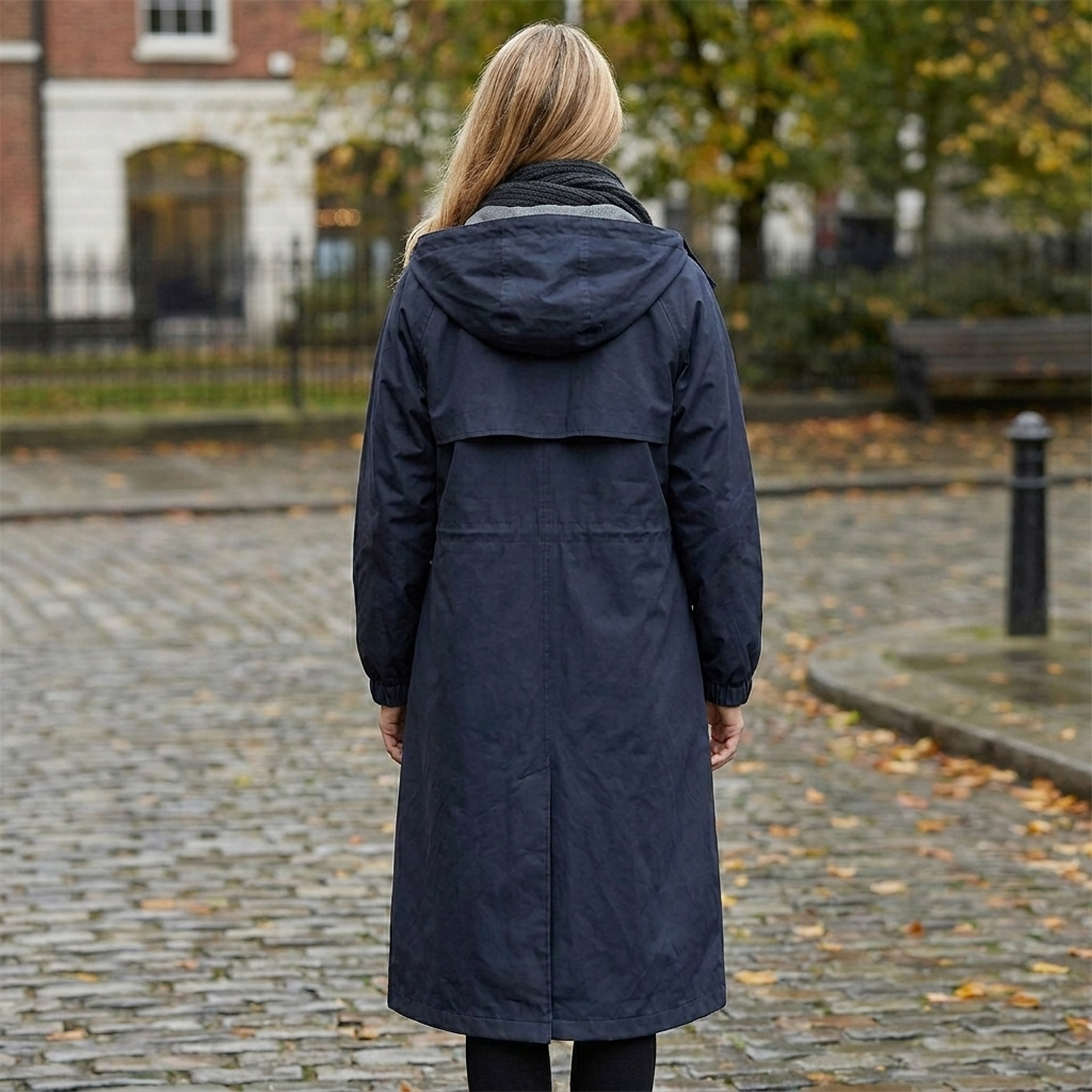 Women's waterproof lightweight hooded jacket