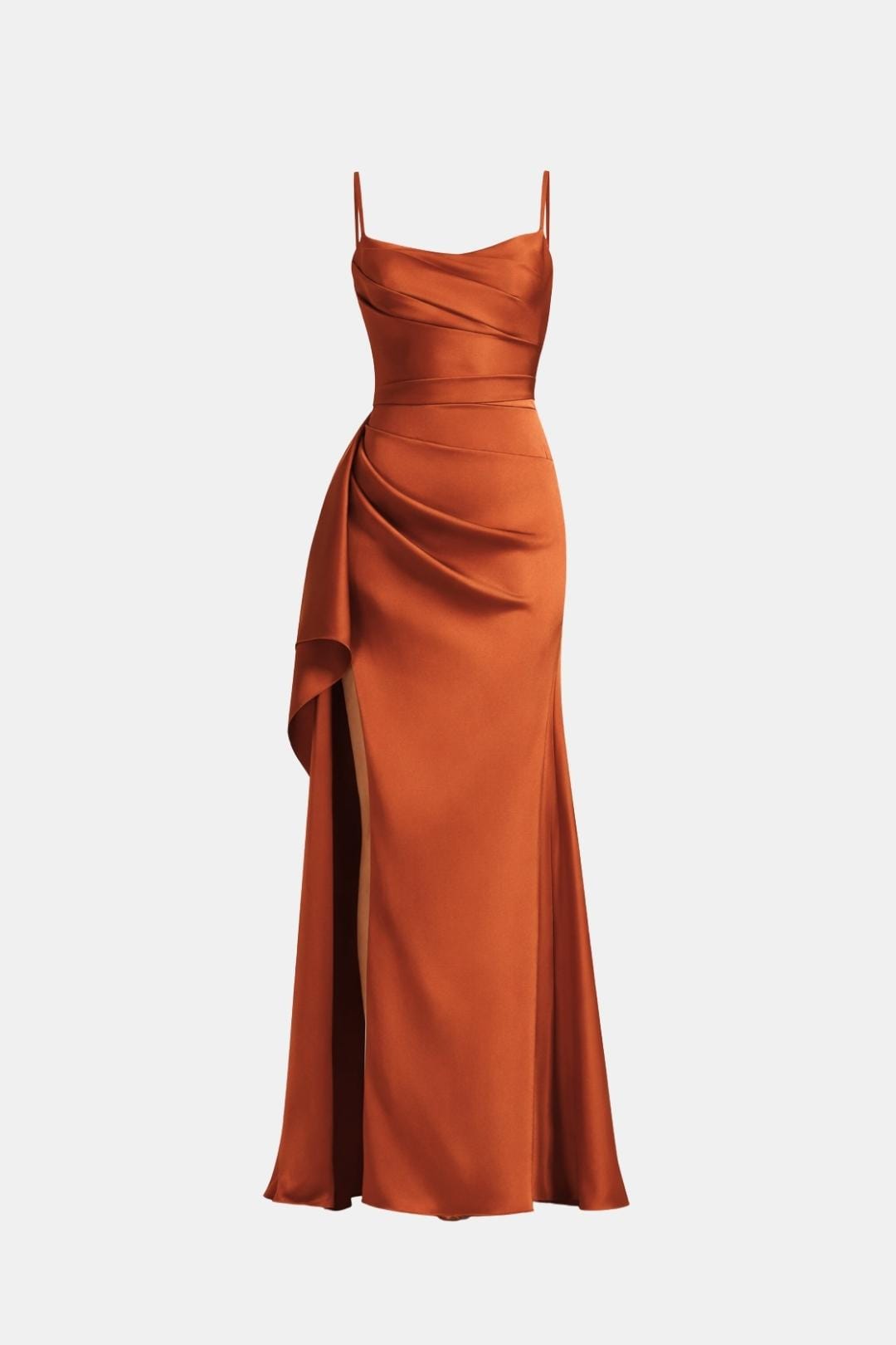 Kenerra - Elegantes Maxi Slip Kleid Mit Drapierter Silhouette